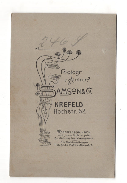 Fotografie Feine Dame - Krefeld um 1910