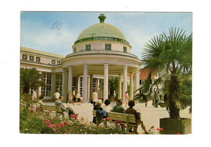 Ansichtskarte Bad Pyrmont / Wandelhalle mit Brunnentempel