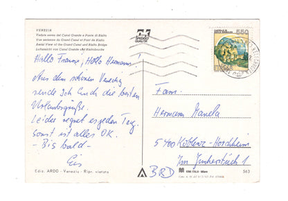 Ansichtskarte Venezia Venedig / Ponte di Rialto / Italien / N1-59