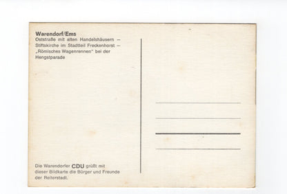 Ansichtskarte Warendorf / Ems / Hengstparade +++
