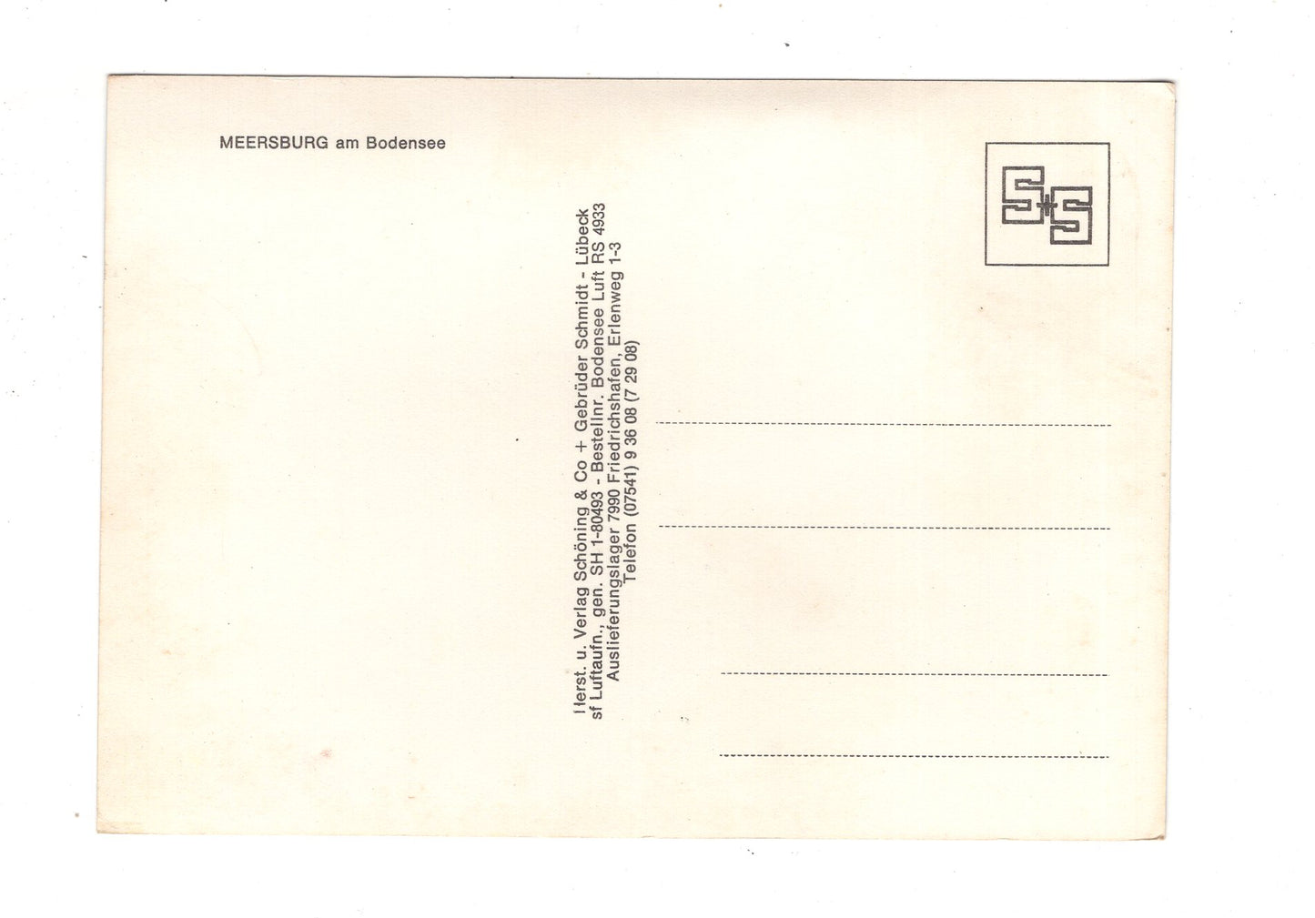 Ansichtskarte Meersburg am Bodensee / K1-52