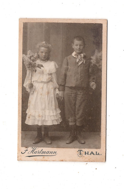 Fotografie Feine Kinder - Thal / Schweiz 1900er
