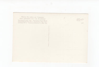 Ansichtskarte Sorpekraftwerk mit Ausgleichsweiher / Langscheid / Sauerland