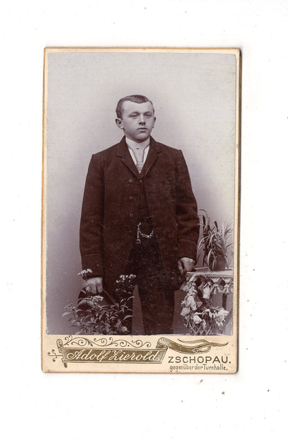Fotografie Feiner Herr - Zschopau 1890er
