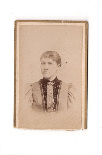 Fotografie Damenportrait - Scheibbs um 1890 / CDV C1-16
