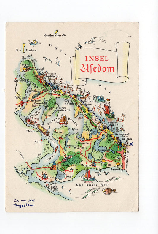 Ansichtskarte Insel Usedom