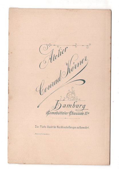 Fotografie Feines Paar - Hamburg 1890er / CAB X-26