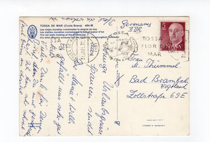 Ansichtskarte Tossa de Mar / Costa Brava / Spanien