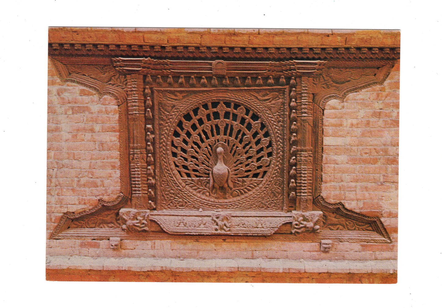 Ansichtskarte Peacock Window / Bhadgaon / Nepal