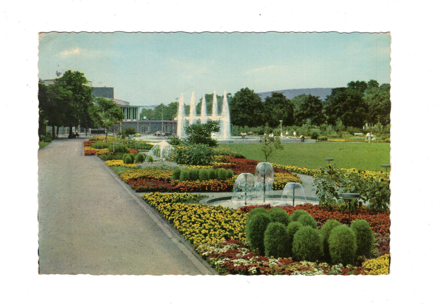 Ansichtskarte Hameln an der Weser / Bürgergarten / I1-64