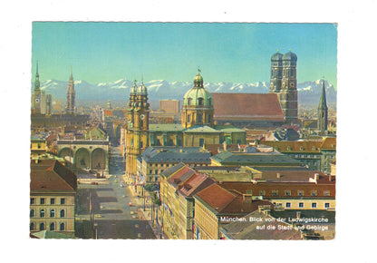 Ansichtskarte München / Blick von der Ludwigskirche / G1-53