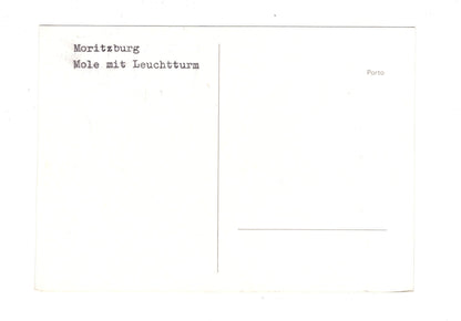 Ansichtskarte Moritzburg / Mole mit Leuchtturm / H1-66