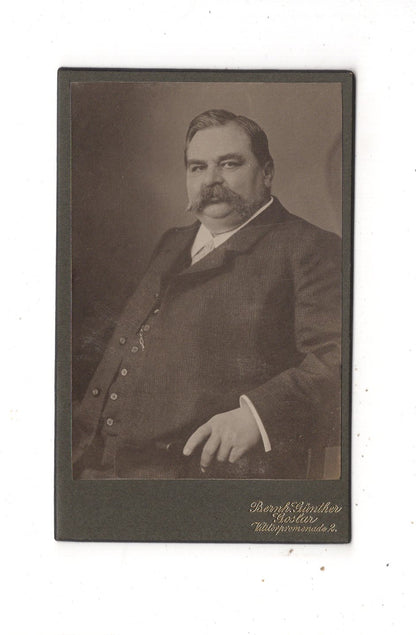 Fotografie Feiner Herr - Goslar um 1910