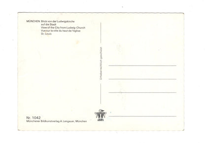 Ansichtskarte München / Blick von der Ludwigskirche / G1-53