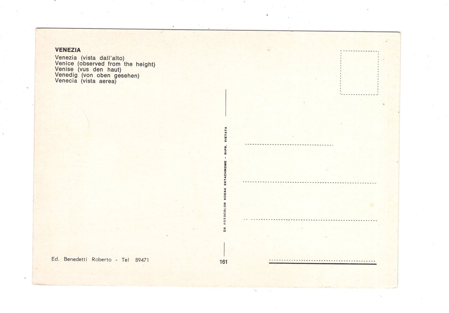 Ansichtskarte Venezia Venedig / Italien / N1-59