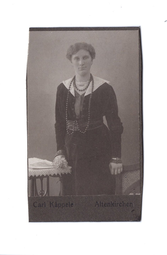 Fotografie Feine Dame - Altenkirchen 1900er