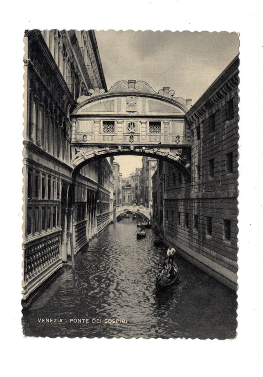 Ansichtskarte Venezia Venedig / Ponte dei Sospiri / Italien / N1-59