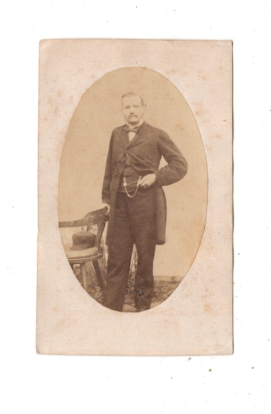 Fotografie Feiner Herr - unbekannter Ort um 1860