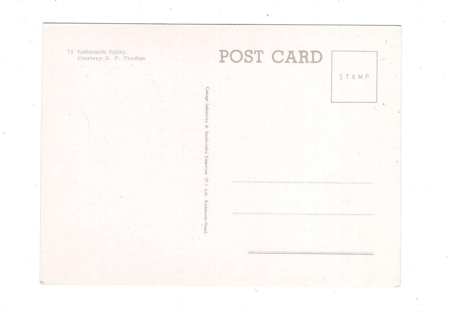 Ansichtskarte Kathmandu Valley / Nepal