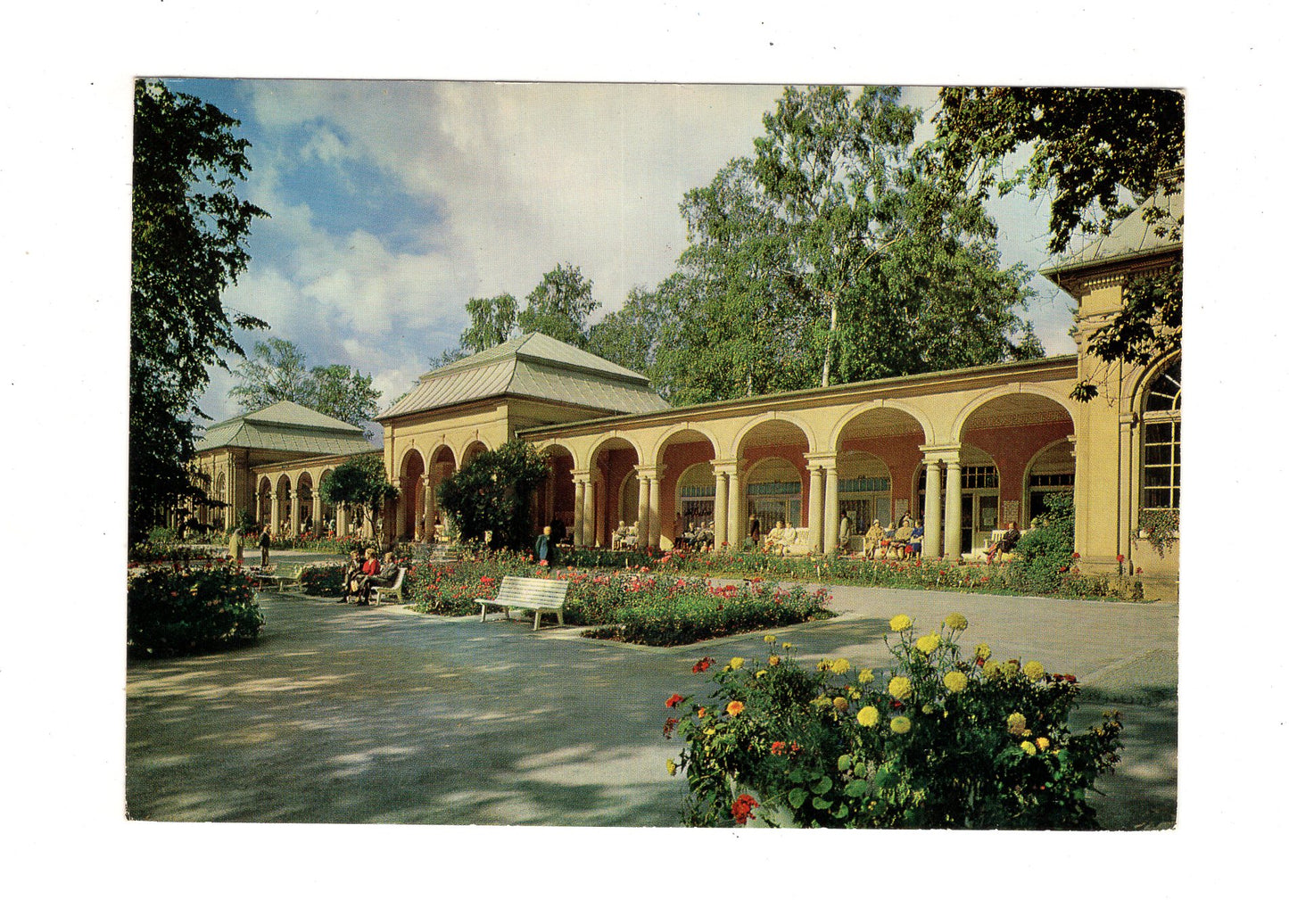 Ansichtskarte Bad Steben / Kurpark