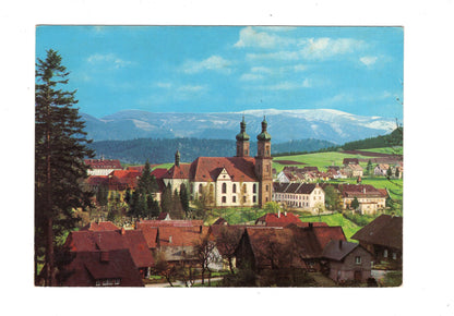 Ansichtskarte St. Peter im Schwarzwald mit Seminar- und Pfarrkirche / G1-69
