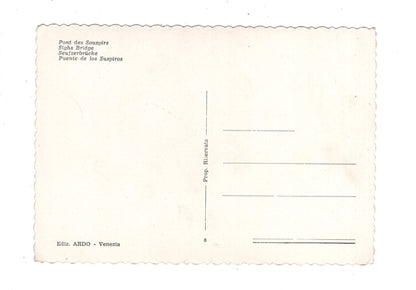 Ansichtskarte Venezia Venedig / Ponte dei Sospiri / Italien / N1-59