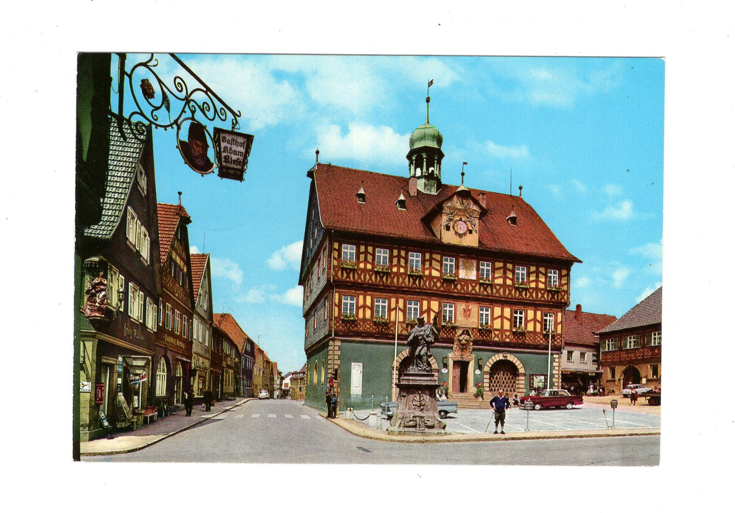 Ansichtskarte Staffelstein / Rathaus
