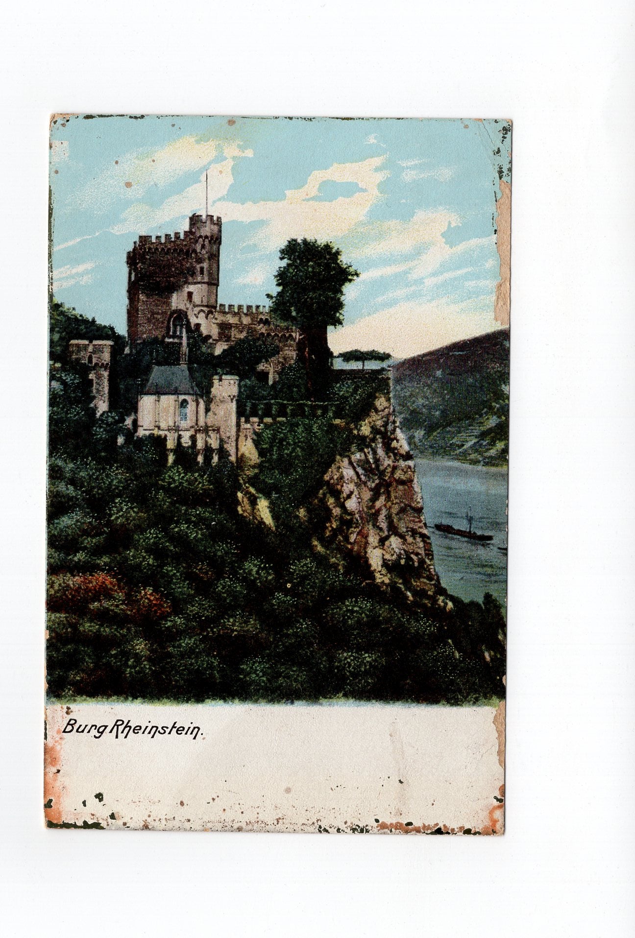 Ansichtskarte Burg Rheinstein