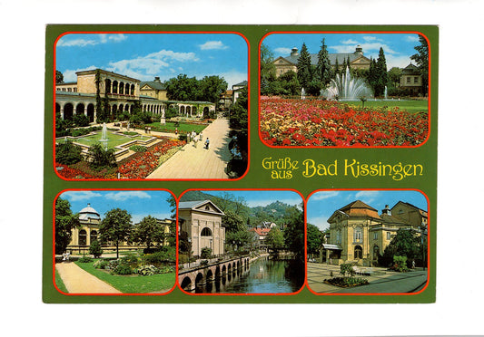 Ansichtskarte Bad Kissingen / Rosengarten +++