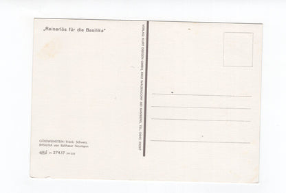 Ansichtskarte Gößweinstein / Fränkische Schweiz / Basilika