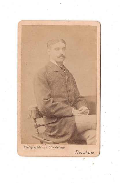 Fotografie Feiner Herr - Beeskow um 1880