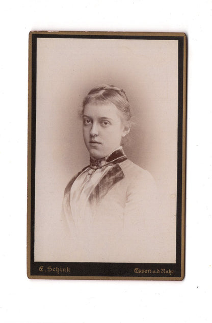 Fotografie Damenportrait - Essen an der Ruhr 1880er / CDV C1-16