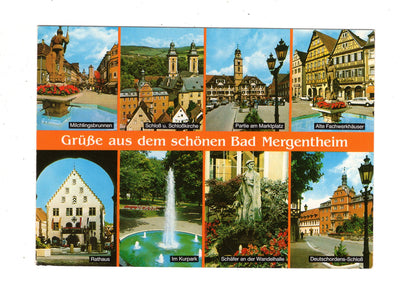 Ansichtskarte Bad Mergentheim / Schloss und Schlosskirche +++ / J1-60