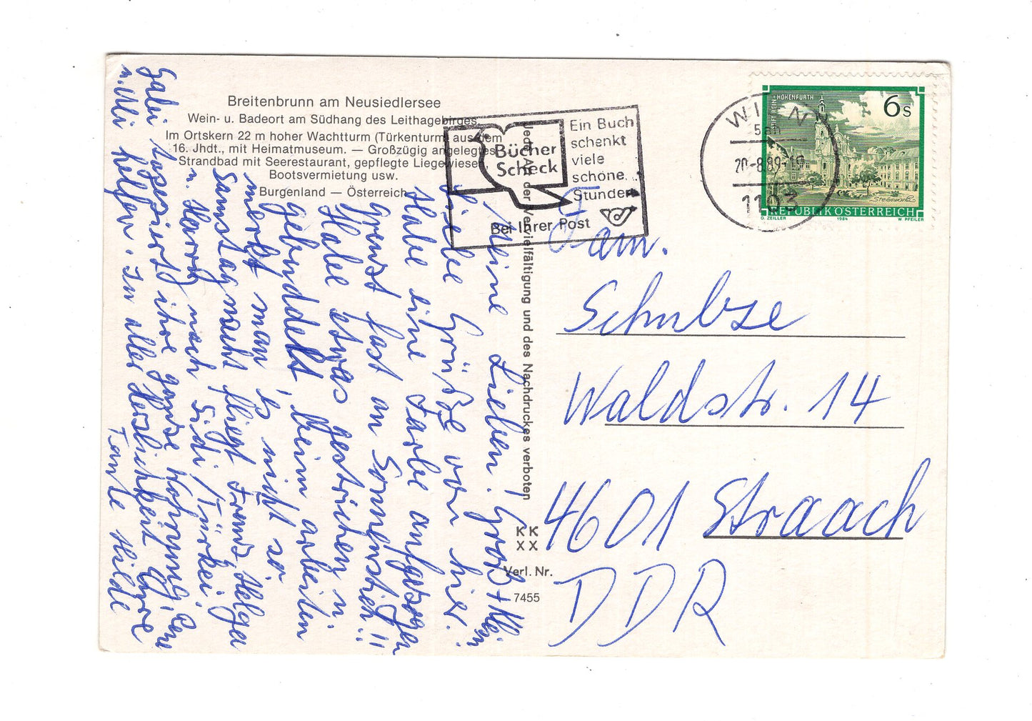 Ansichtskarte  Breitenbrunn am Neusiedler See / Burgenland / Österreich