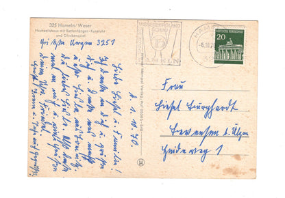 Ansichtskarte Hameln an der Weser / Hochzeitshaus / I1-64