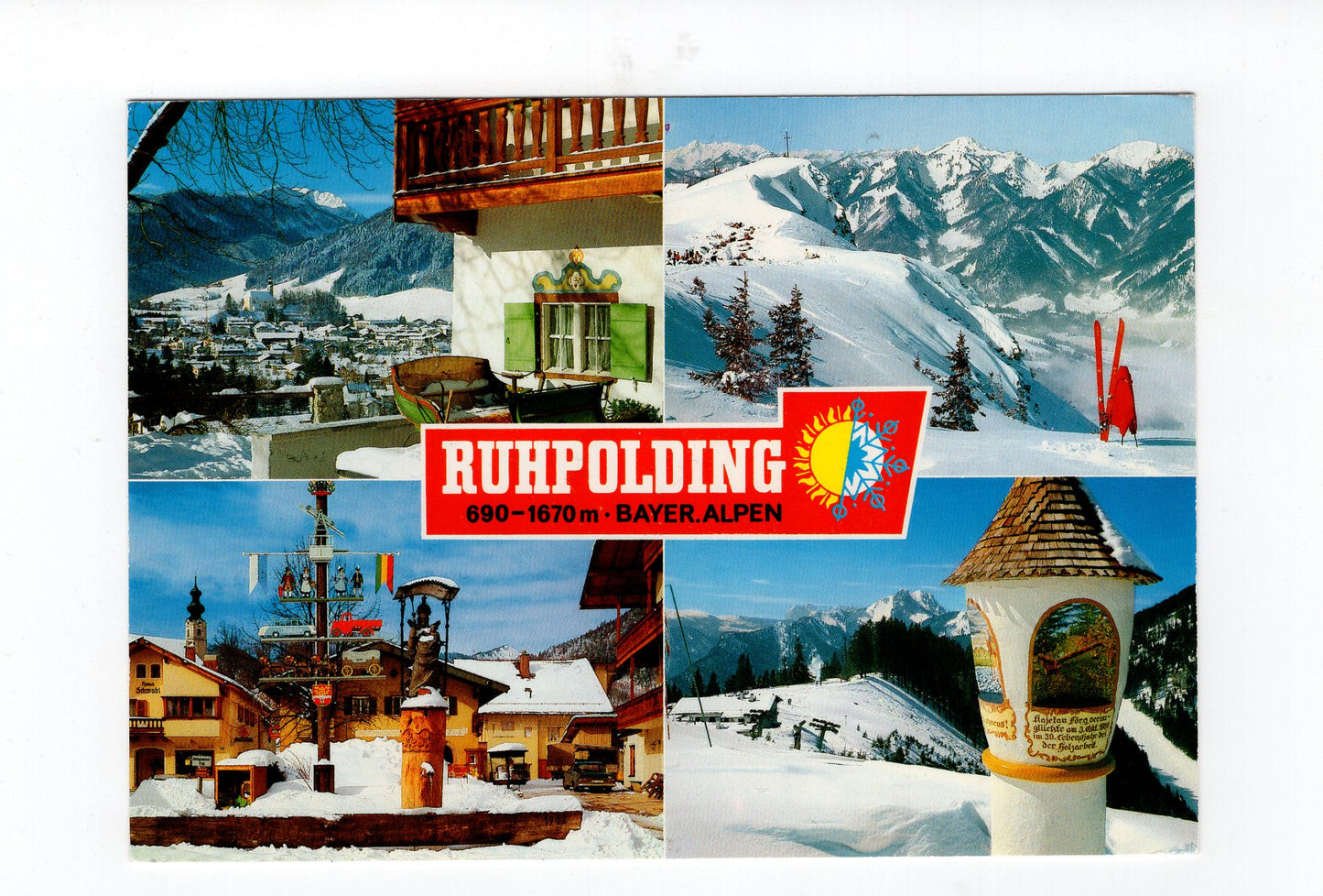 Ansichtskarte Ruhpolding / Bayerische Alpen