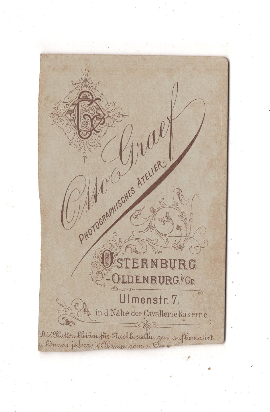 Fotografie Älterer Herr mit kleinen Kindern - Osternburg / Oldenburg 1880er