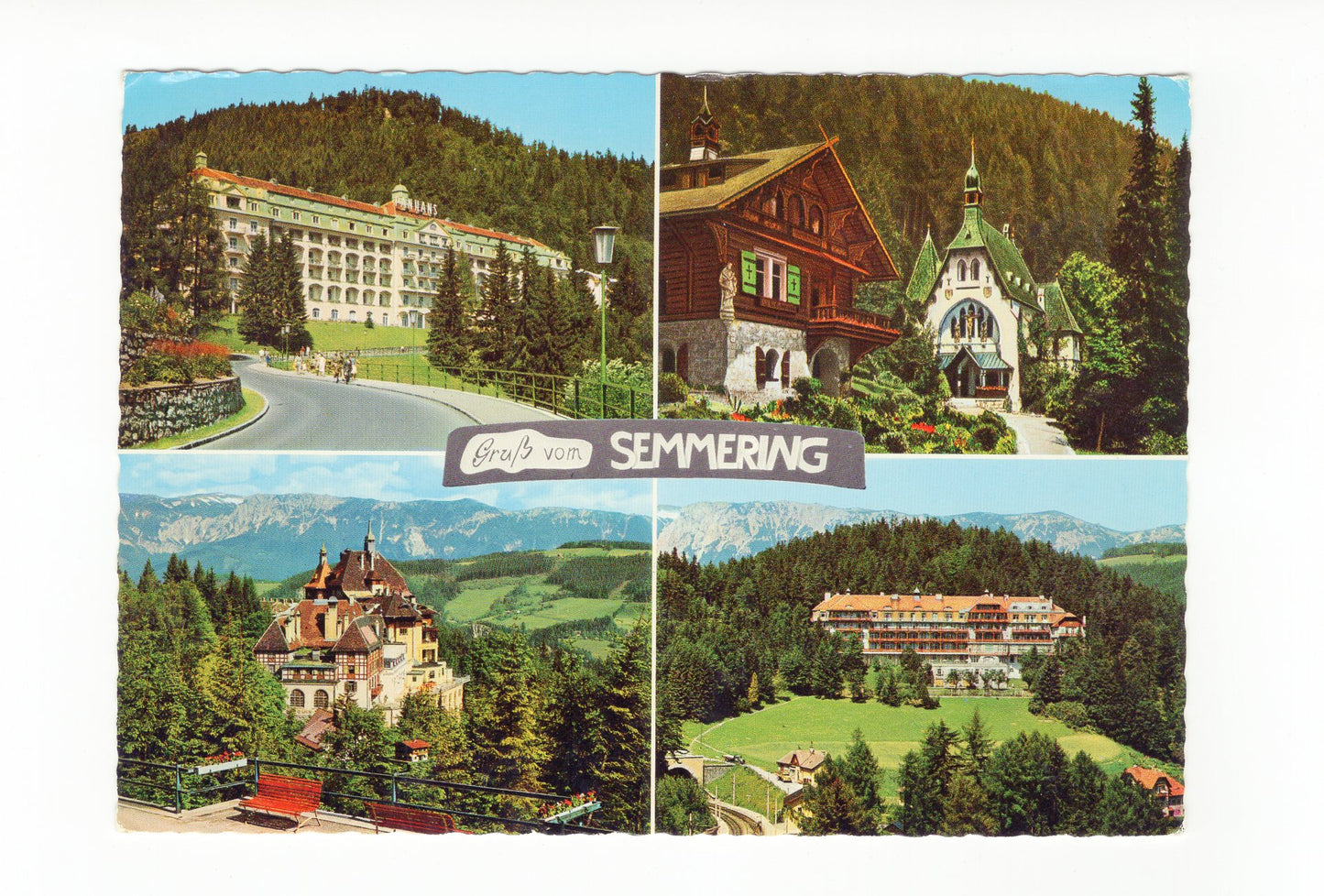 Ansichtskarte Semmering / Niederösterreich / Österreich