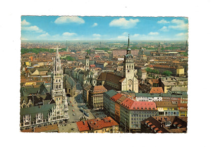 Ansichtskarte München / Blick von der Frauenkirche auf die Stadt / G1-53