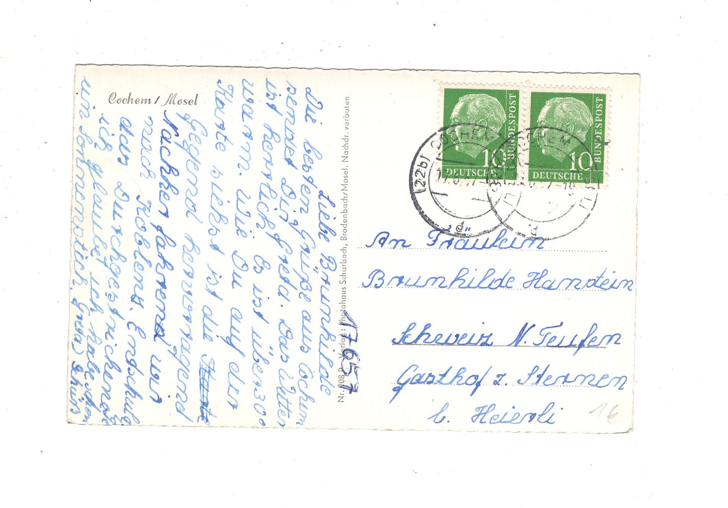 Ansichtskarte Cochem an der Mosel / M1-58