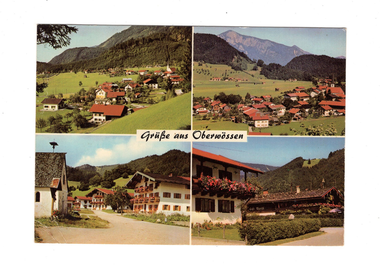 Ansichtskarte Oberwössen und Hinterwössen im Chiemgau