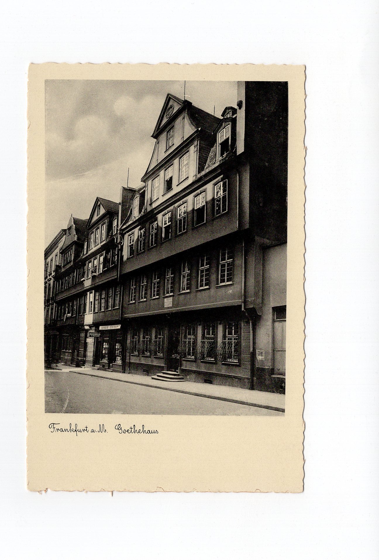 Ansichtskarte Frankfurt am Main / Goethehaus