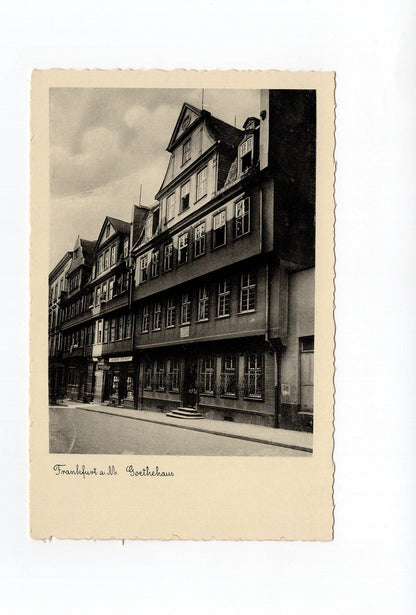 Ansichtskarte Frankfurt am Main / Goethehaus