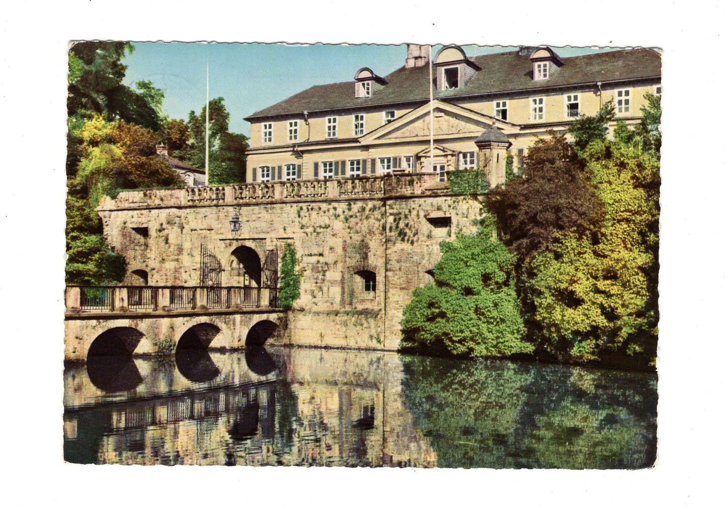 Ansichtskarte Bad Pyrmont / Schloss