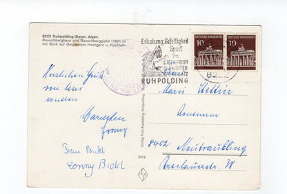 Ansichtskarte Ruhpolding / Bayerische Alpen