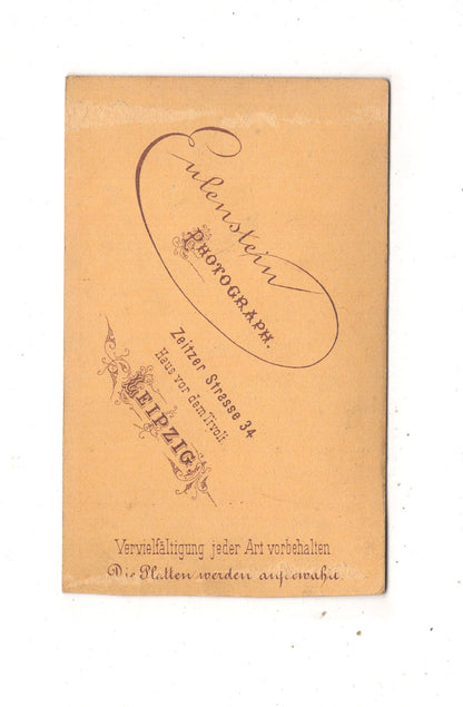 Fotografie Feiner Herr - Leipzig 1870er