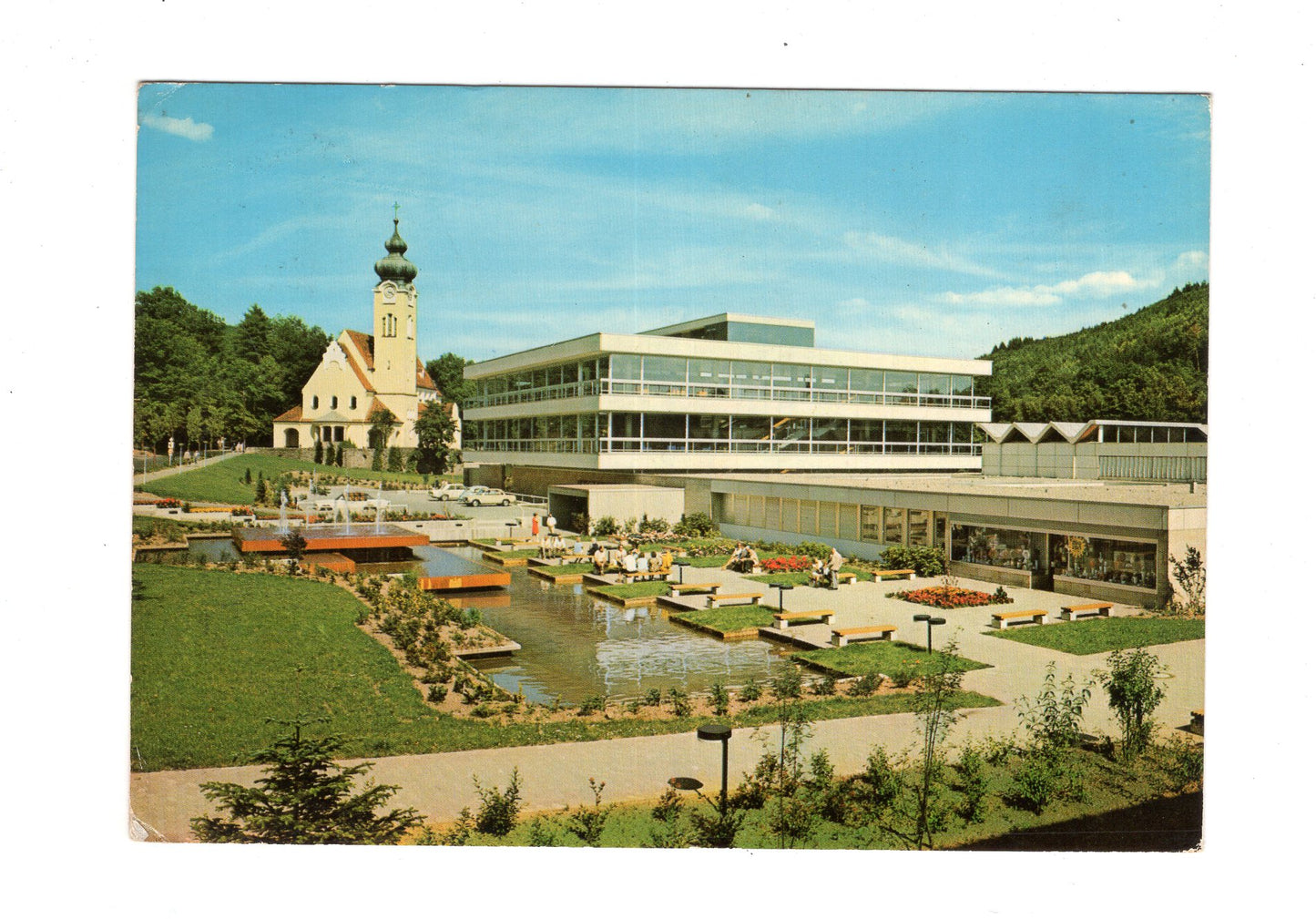 Ansichtskarte Bad Brückenau / Kurmittelhaus