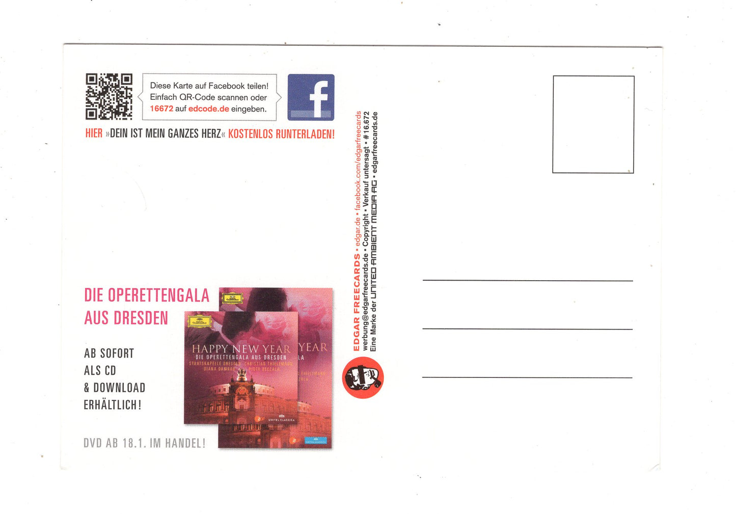 Ansichtskarte Feiertage / Frohes neues Jahr 2013 / L1-51