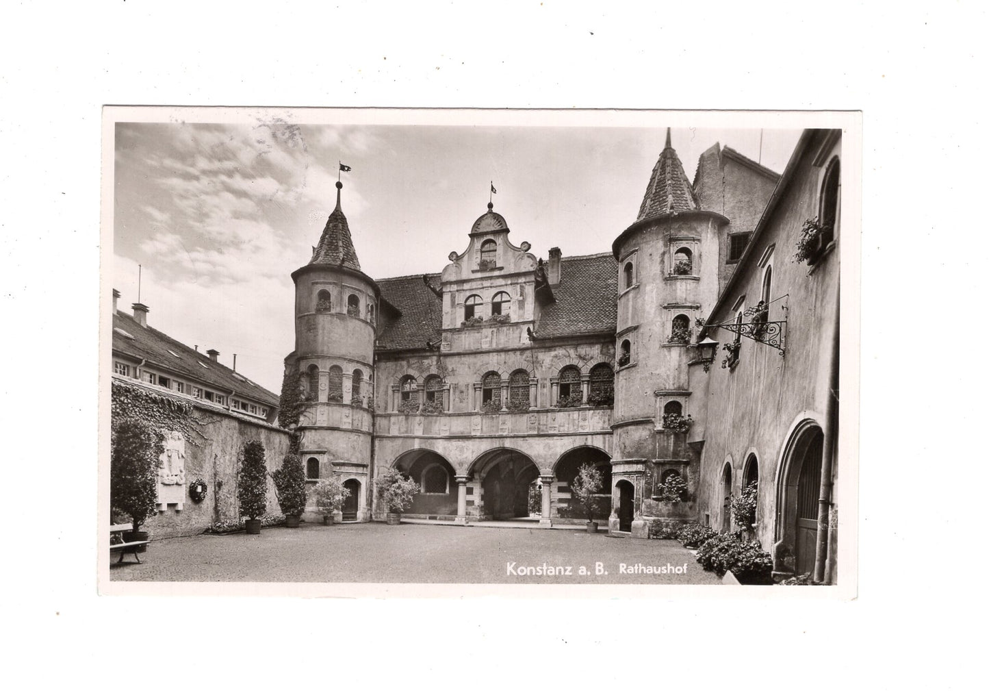 Ansichtskarte Konstanz am Bodensee / Rathaushof / K1-53