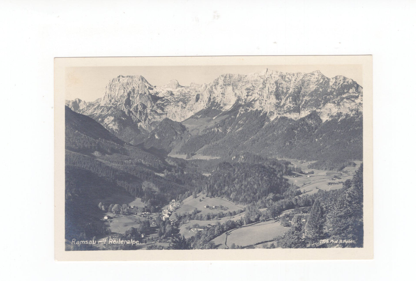 Ansichtskarte Ramsau mit Reiteralpe